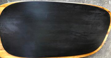 Tafelblad Deens Ovaal 160x90cm (Zwart) beschikbaar voor biedingen