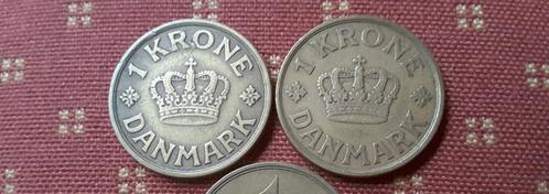 ba Denemarken 1 kroon 1925 en 1926, ook los leverbaar., Postzegels en Munten, Munten | Europa | Niet-Euromunten, Setje, Overige landen