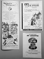 3 Efteling reclameknipsels jaren 50-60-70, Verzenden, Gebruikt
