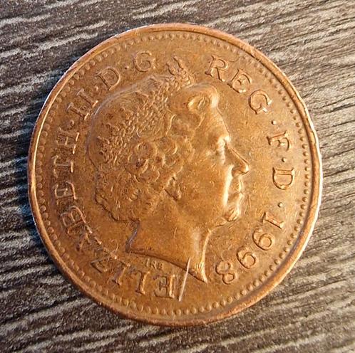 Verenigd Koninkrijk 1 penny 1998., Postzegels en Munten, Munten | Nederland, Koningin Beatrix, Ophalen of Verzenden