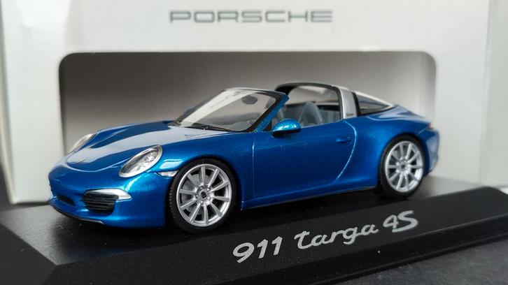 Porsche 911 Targa 4s 1:43 Minichamps Pol, Hobby en Vrije tijd, Modelauto's | 1:43, Nieuw, Auto, MiniChamps, Ophalen of Verzenden