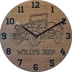 Themaklok met een Willys Jeep legervoertuig, Verzamelen, Militaria | Tweede Wereldoorlog, Ophalen of Verzenden, Amerika