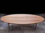 Salontafel ovaal type Stockholm, Huis en Inrichting, Tafels | Salontafels, Ophalen, Gebruikt, 50 tot 100 cm, Scandinavisch mid-century design