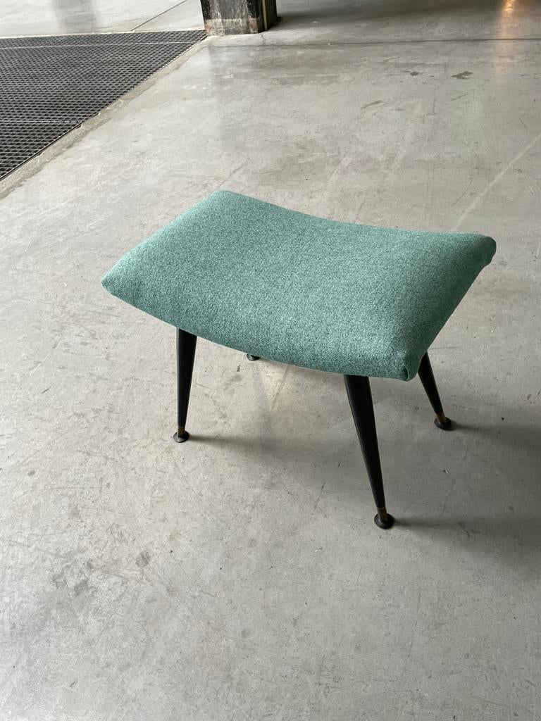 Voetenbankje kvadrat tonica vintage jaren 50, Ophalen, Minder dan 50 cm, ., 2de hands