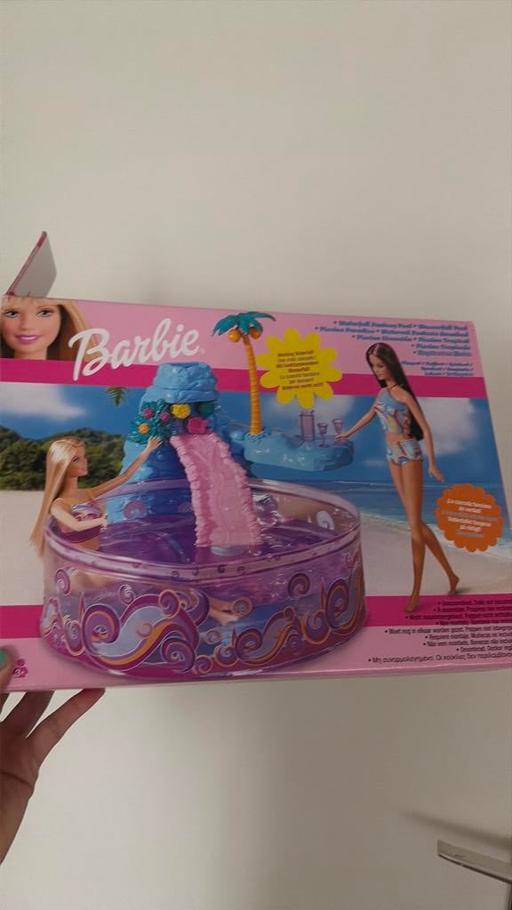 Barbie pool party zwembad nieuw in doos 1x gespeeld mooi, Ophalen of Verzenden, Nieuw, Barbie