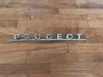 Peugeot Embleem Jaren 70 - Oldtimer Onderdeel, Gebruikt, Achterklep, Verzenden, Achter