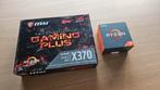 MSI X370 GAMING PLUS + AMD 1700X, Computers en Software, Moederborden, Ophalen of Verzenden, Zo goed als nieuw, DDR4