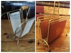 Vintage retro o.a. pilastro brievenrek servethouder '50-'60, Verzamelen, Retro, Ophalen of Verzenden, Huis en Inrichting