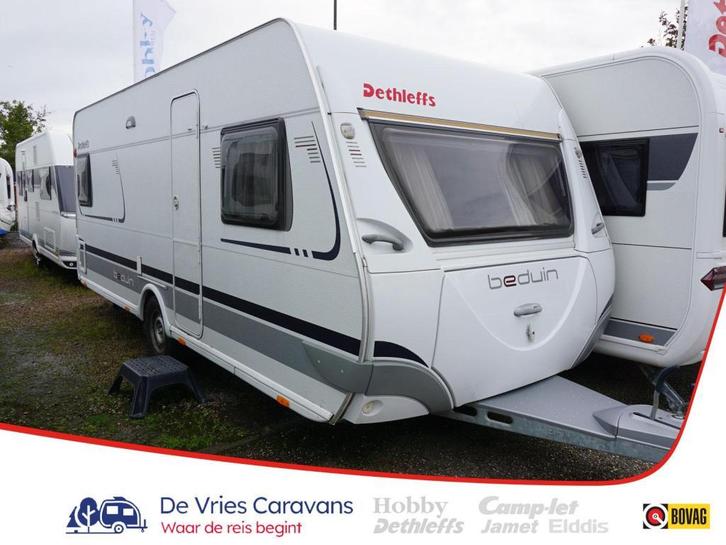 Dethleffs Beduin 510 DB mover,tent,luifel., Caravans en Kamperen, Caravans, Bedrijf, tot en met 4, 1250 - 1500 kg, Rondzit, Dethleffs