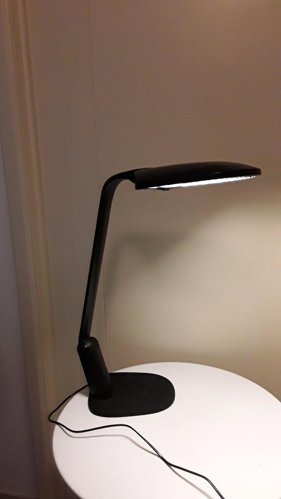 80" designlamp  tafel /  bureaulamp / merk Unilux, Huis en Inrichting, Lampen | Tafellampen, Gebruikt, Minder dan 50 cm, Kunststof