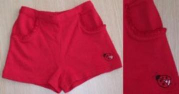 Rode Gymboree short Ladybug maat 86 *NIEUW* (0049) a beschikbaar voor biedingen