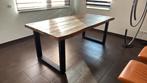 Eettafel met boomstamblad 2m x 1m, Ophalen, 200 cm of meer, 50 tot 100 cm, Zo goed als nieuw