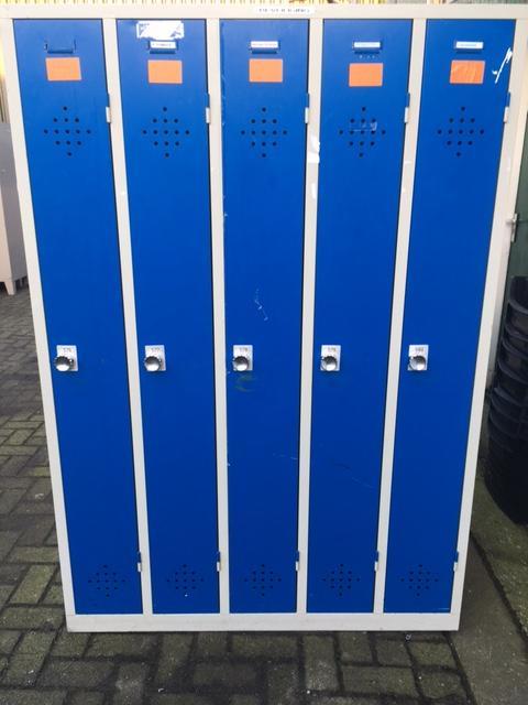 Locker/ kluisjes garderobekasten, Huis en Inrichting, Kasten | Kledingkasten, Gebruikt, Metaal, Ophalen