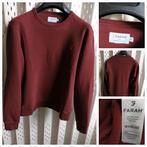 Mt M FARAH bordeauxrode heren sweater 100% organisch katoen!, Kleding | Heren, Farah, Maat 48/50 (M), Ophalen of Verzenden, Zo goed als nieuw