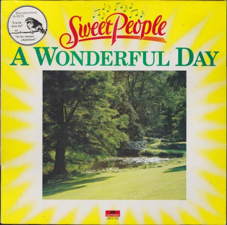 LP Vinyl Sweet people  A wonderful day, Cd's en Dvd's, Vinyl | Overige Vinyl, Zo goed als nieuw, 12 inch, Ophalen of Verzenden