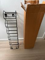 Metalen Wijnrek voor aan de Muur - Strak Design, Ophalen of Verzenden, Nieuw