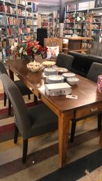Massief lange smalle eettafel 80 Br  bij 2.20 L, Huis en Inrichting, Tafels | Eettafels, Ophalen, 50 tot 100 cm, 150 tot 200 cm