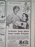 Advertentie voor Melk met kunstrijdster Sjoukje Dijkstra, Ophalen of Verzenden, 1960 tot 1980, Knipsel(s)