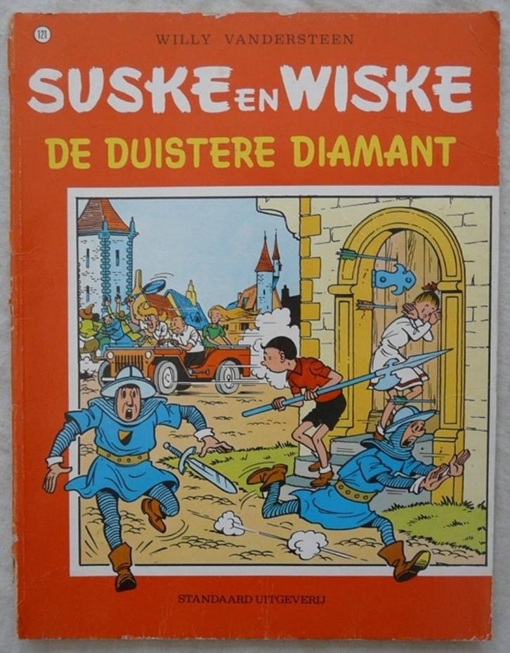 Suske en Wiske, De Duistere Diamant, Nr.121, SU, 1984.(Nr.1), Boeken, Stripboeken, Gelezen, Eén stripboek, Ophalen of Verzenden