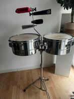 Remo Timbales set met toebehoren, Muziek en Instrumenten, Ophalen of Verzenden, Gebruikt, Overige merken