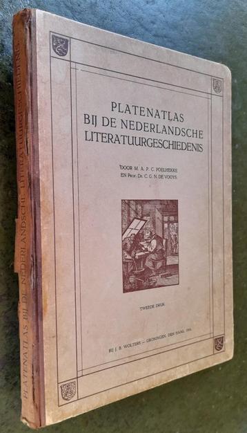Platenatlas Nederlandsche literatuurgeschiedenis (1916) beschikbaar voor biedingen