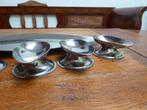 Vintage rvs serveerschaal met 6 coupes, Guy Degrenne, Ophalen of Verzenden