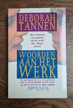 Boek: D. Tannen - Woorden aan het werk, Ophalen of Verzenden, Zo goed als nieuw, D. Tannen