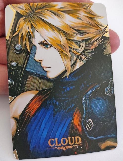 CLOUD FINAL FANTASY VII Game Foil Holo Card, Verzamelen, Stripfiguren, Nieuw, Plaatje, Poster of Sticker, Superheld, Verzenden