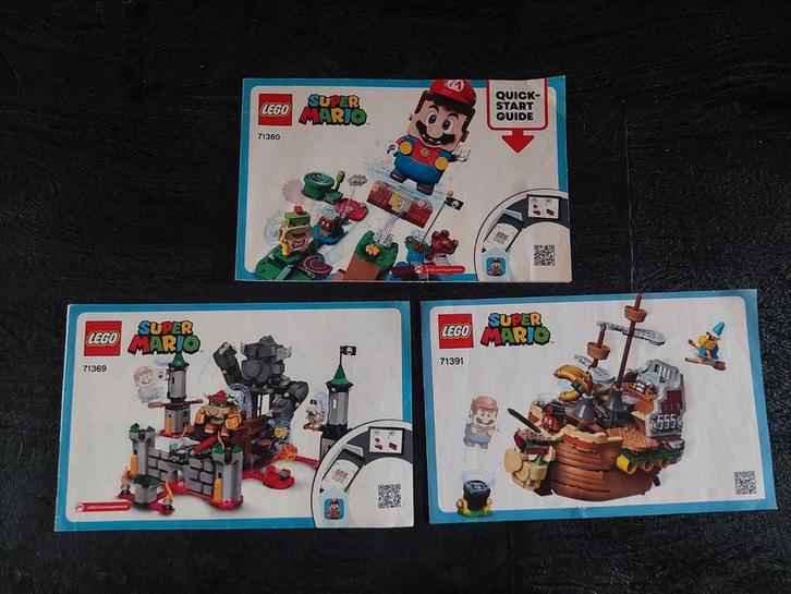 3 Mooie Lego Super Mario Sets + 3 pakjes Mario te Koop!, Kinderen en Baby's, Speelgoed | Duplo en Lego, Zo goed als nieuw, Lego