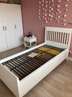 Ikea idanas bed met lades 90x200 cm, Huis en Inrichting, Slaapkamer | Bedden, Ophalen, 90 cm, Eenpersoons, Wit
