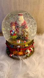Grote kerst snowglobe sneeuwbol met kerstman muziekdoos, Diversen, Verzenden, Zo goed als nieuw