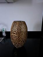 Gouden windlicht light en living, Huis en Inrichting, Woonaccessoires | Vazen, Ophalen, Kunststof, Overige kleuren, Zo goed als nieuw