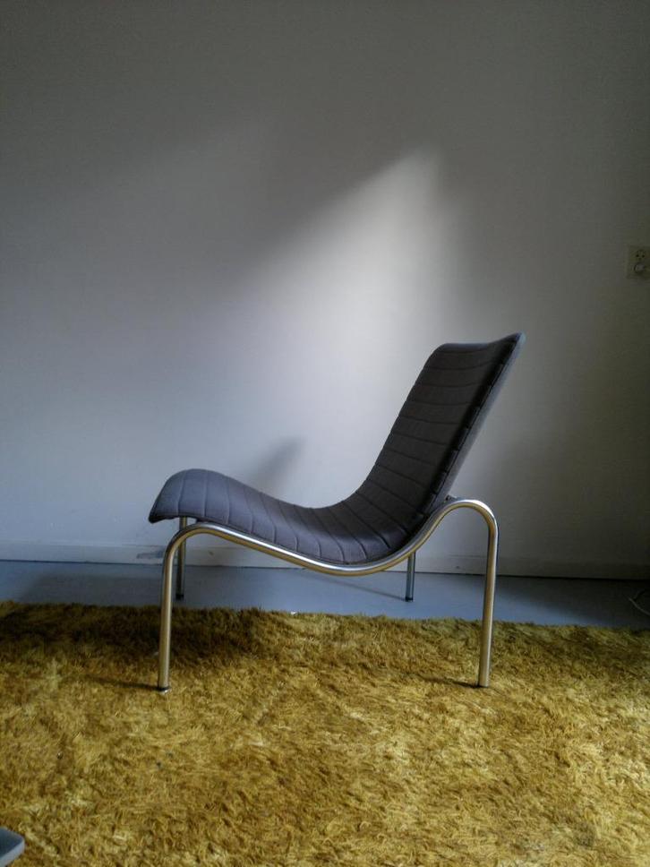 2x KHO LIANG IE, LOUNGE CHAIR, MODEL 703, DESIGN 1968, Huis en Inrichting, Fauteuils, Gebruikt, Metaal, Stof, Ophalen