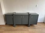 Grijze Dressoir / TV Meubel, Ophalen, Zo goed als nieuw, 25 tot 50 cm, Minder dan 100 cm