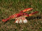 Kreeft in Kleur - 26 cm - Gietijzer, Antiek en Kunst, Curiosa en Brocante, Ophalen of Verzenden