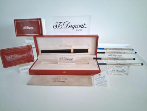 Dupont Roller Balpen Chinese Lak Kleur Zwart Full Set NIEUW., Verzamelen, Pennenverzamelingen, Nieuw, Balpen, Overige merken, Ophalen of Verzenden