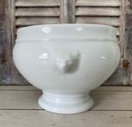 Franse witte uiensoep terrine leeuwenkopjes Tradition CNP, Antiek en Kunst, Ophalen of Verzenden