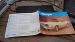 Folder  GM  RANGER   ,   1973, Verzenden, Nieuw, Overige merken
