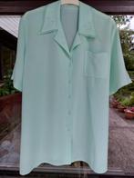 blouse,mintgroen, lengte 75 cm, breedte 62 cm. maat is eruit, Ophalen of Verzenden, Zo goed als nieuw, Maat 46/48 (XL) of groter