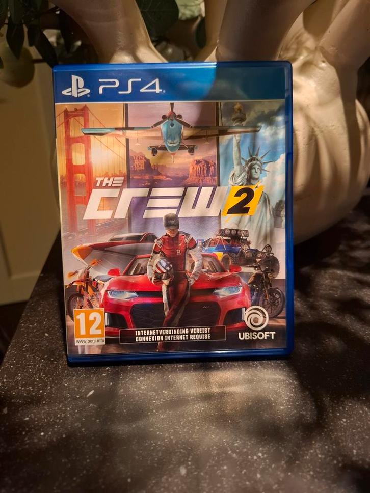The Crew 2 (PS4), Spelcomputers en Games, Games | Sony PlayStation 4, Zo goed als nieuw, Racen en Vliegen, 1 speler, Vanaf 12 jaar