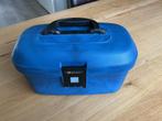 Keurige Delsey beautycase - blauw met slot, Softcase, Blauw, Ophalen of Verzenden, Zo goed als nieuw