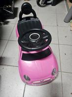 Roze Loopauto Fiat 500, Ophalen of Verzenden, Zo goed als nieuw, Loopvoertuig