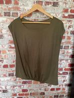 Geisha groene khaki blouse top maat small 36, Geisha, Ophalen of Verzenden, Zo goed als nieuw, Maat 36 (S)
