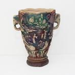 Stijlvolle vintage vaas in Chinoiserie-stijl, Overige materialen, Gebruikt, Overige kleuren, Ophalen of Verzenden