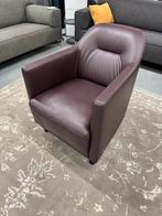 Nieuw Rolf Benz Onda Fauteuil Paars leer Design stoel, Huis en Inrichting, Fauteuils, Nieuw, Leer, Ophalen of Verzenden