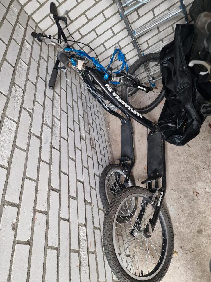 Dogscooter eu honden step volwassenen kickbike, Fietsen en Brommers, Steps, Kickbike, Ophalen