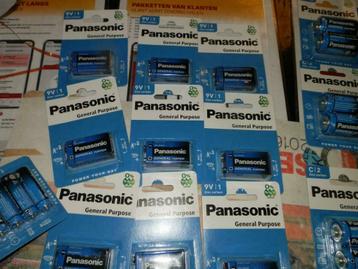 Panasonic 9V batterij beschikbaar voor biedingen