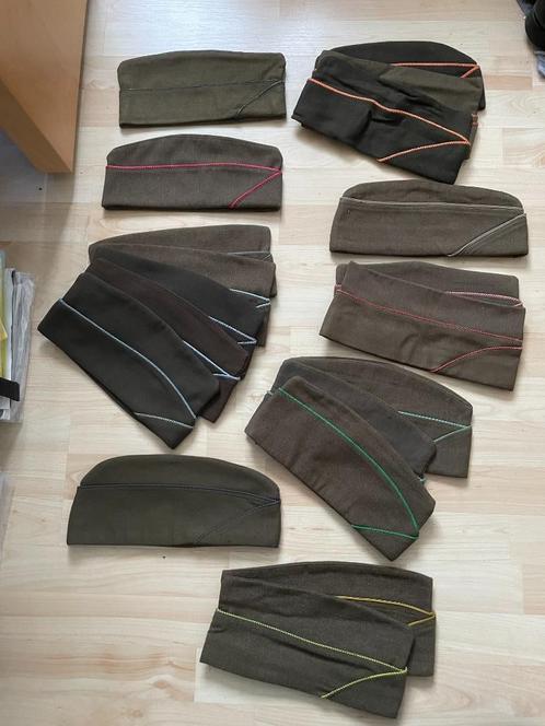 WW2 US, kleding, garrison cap, infantry-signal-arty en meer, Verzamelen, Militaria | Tweede Wereldoorlog, Landmacht, Helm of Baret