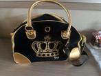 Juicy Couture Luxe Honden Draagtas - Zwart & Goud, Ophalen of Verzenden, Zo goed als nieuw