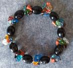 bont gekleurde armband [2858]  [SiSiAr], Ophalen of Verzenden, Nieuw, Overige kleuren, Kunststof of Plastic